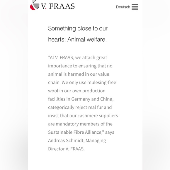 Fraas grey cable knit toque with beige and black faux fur Pom Pom. Like-new. - Picture 6 of 6